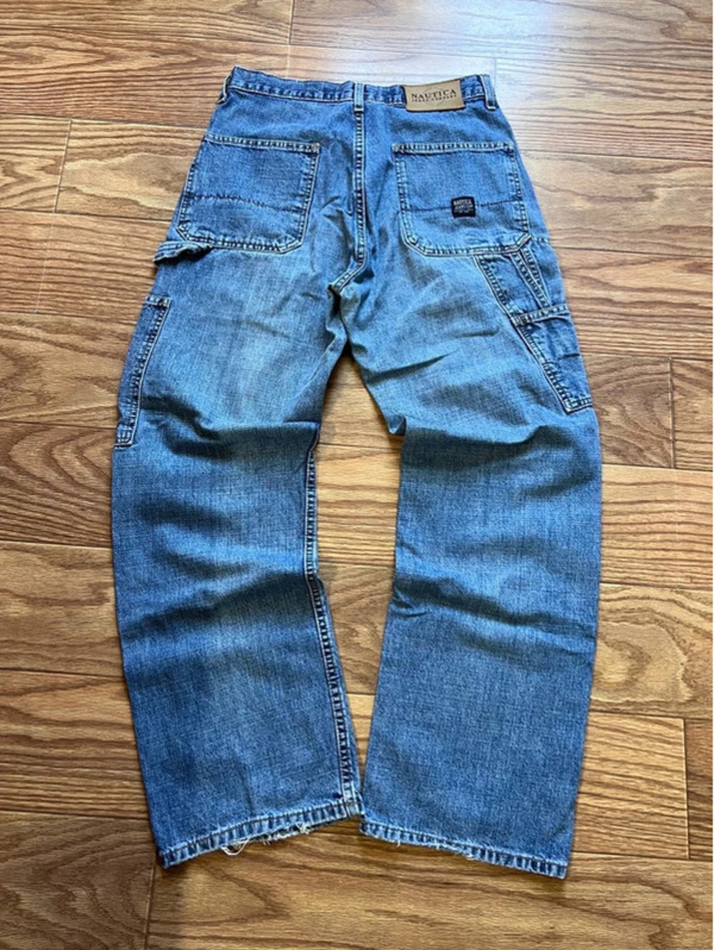 vintage nautica carpenter style y2k baggy jeans